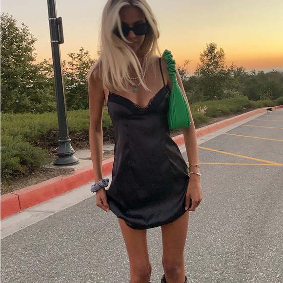 Princess Polly Dale Mini Dress Black - Picture 1 of 4